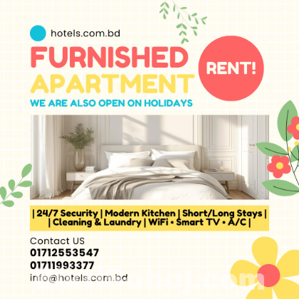 Furnished Serviced Apartment for Rent in Baridhara